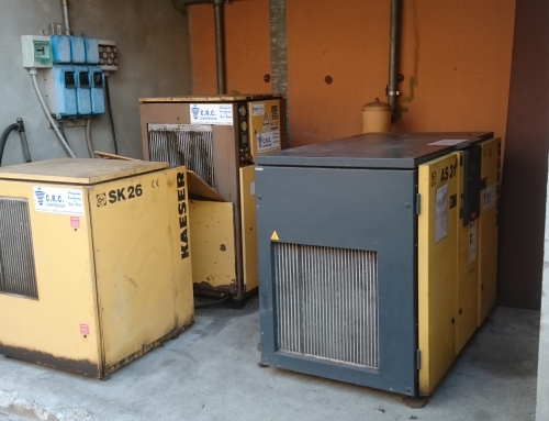 Valle del Bidente (FC). Sala compressori per produzione macchina agricole.