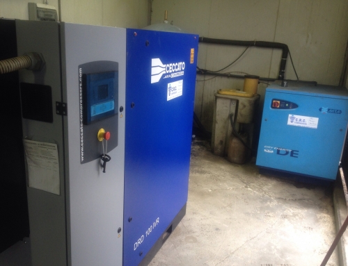 Compressore con inverter di medio-alte potenze forte risparmio energetico. Valle del Savio