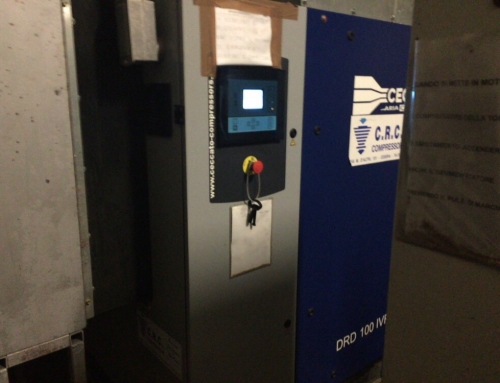 Ravenna. Compressore con inverter alimenta tutte le funzioni di banchina.